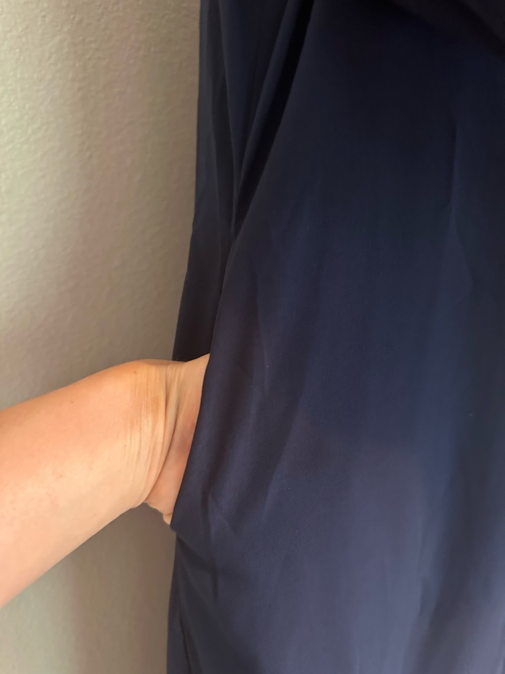 Moda Inci Turkish Navy Modest Maxi Dress Abaya US L  (EU 48) - Picture 9 of 9
